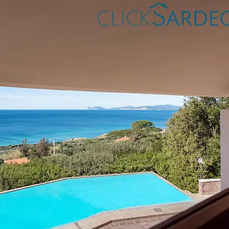 Joie De Vivre Vista Mare Con Piscina A Sfioro Per 6 Persone * Alghero