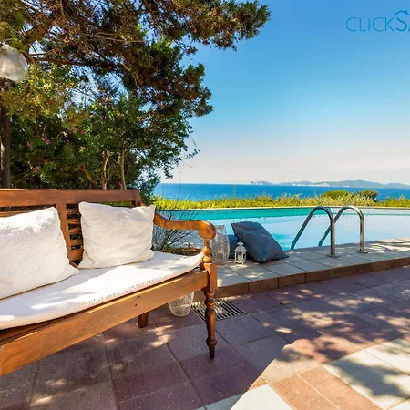 Villa Joie De Vivre Vista Mare Con Piscina A Sfioro Per 6 Persone