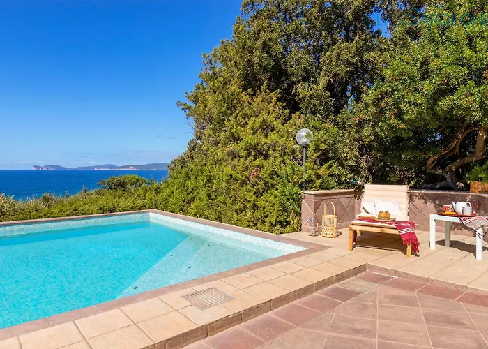 Joie De Vivre Vista Mare Con Piscina A Sfioro Per 6 Persone * Альгеро