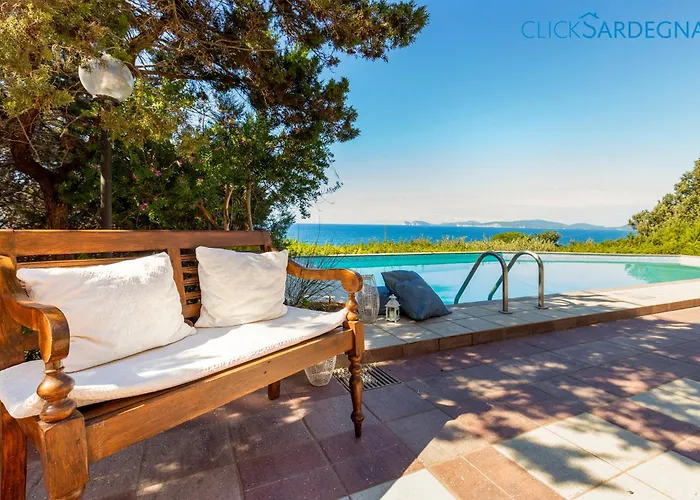 别墅 Joie De Vivre Vista Mare Con Piscina A Sfioro Per 6 Persone